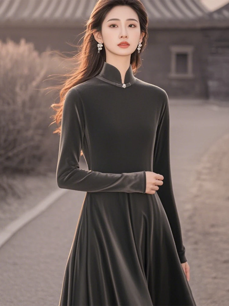 Новое китайское платье Young Sle улучшенное элитное изысканное холодное королевское