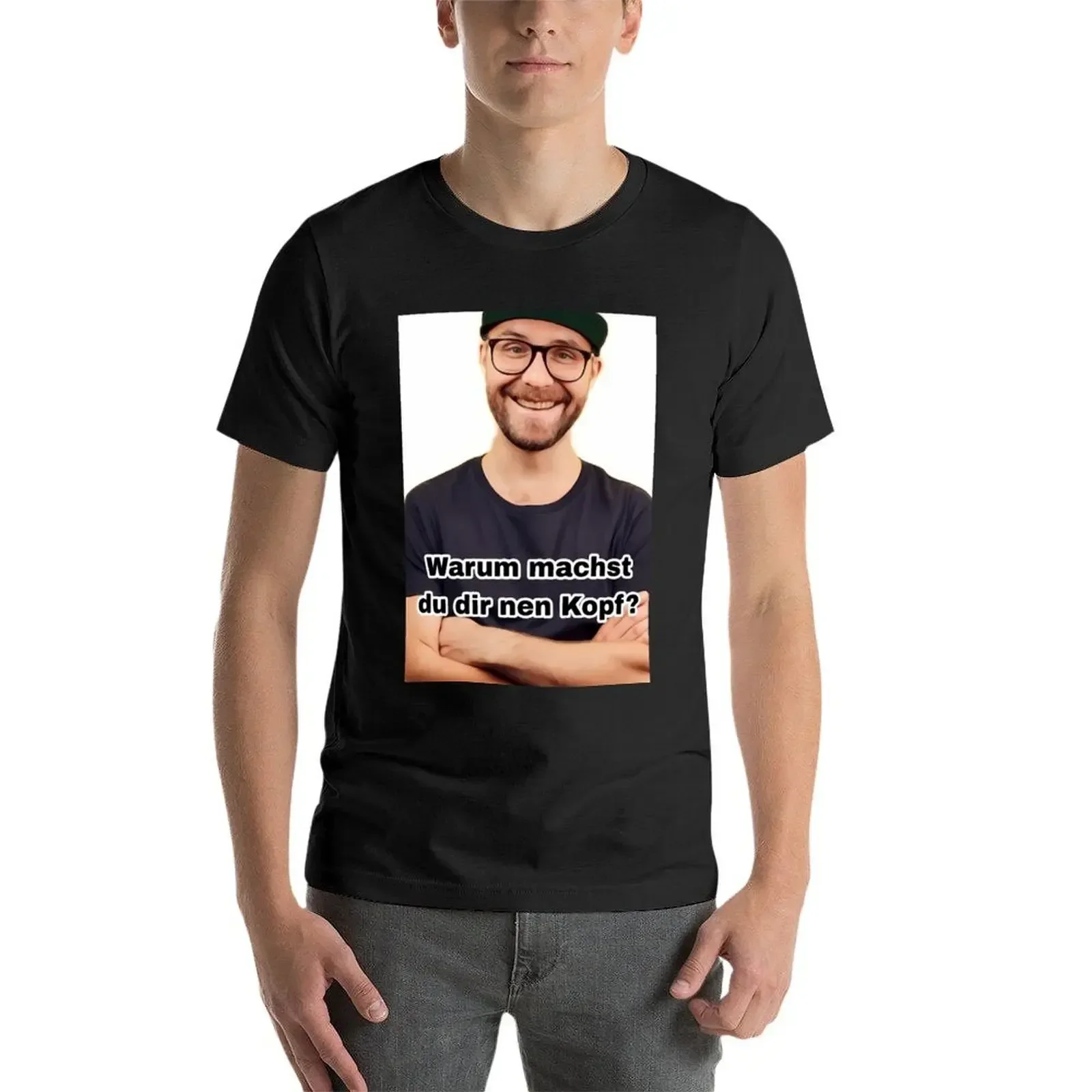 Марк Форстера - Футболка Почему это ты Banging Your Head Memes топы спортивные фанаты аниме