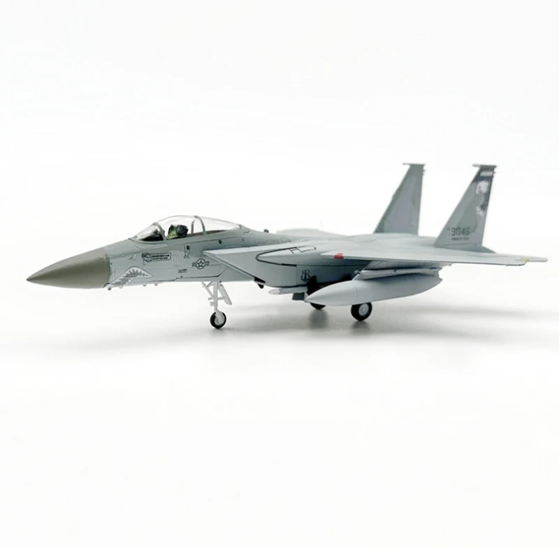 Литой под давлением 1/100 F-15C F15 F15C USAF Eagle Shark военный истребитель имитация сплава