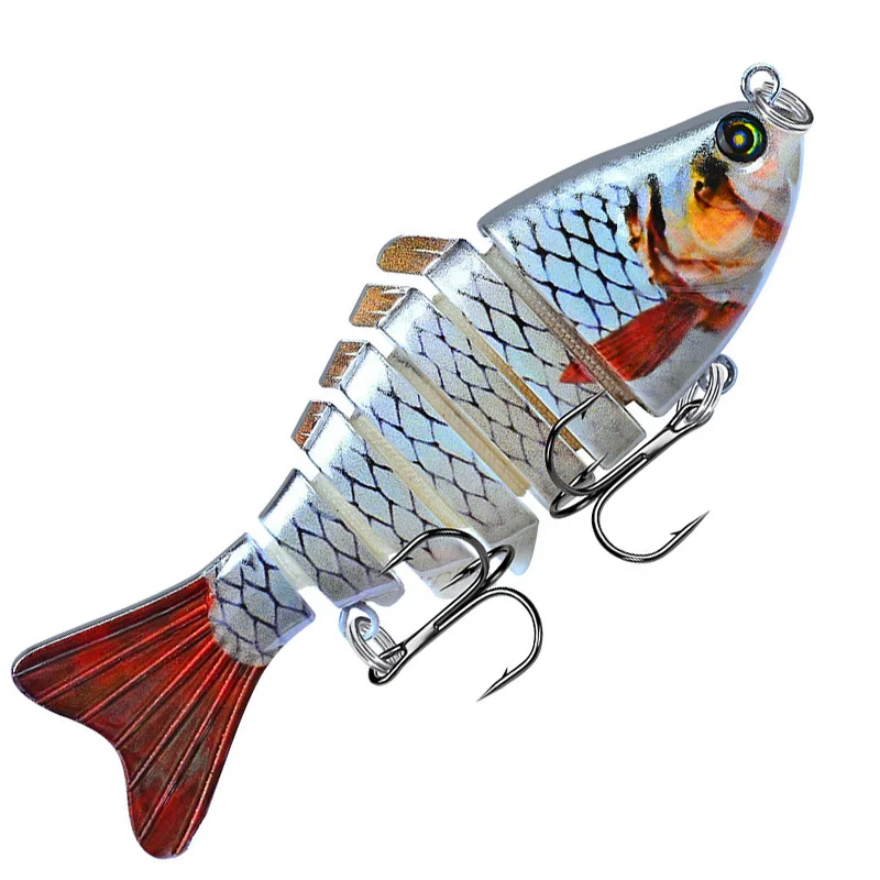

Fishing Lure Wobbler Lifelike 7 Segment Swimbait Crankbait Hard Bait Slow 10cm 15.5g Artificial Lures Fishing Tackle Sinking