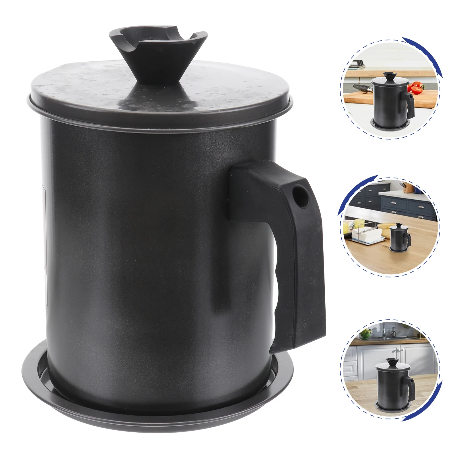 

Oil Grease Separator Keeper Bottle Storage Strainer Bacon Canister Pot Container Cooking Fat Jug Jar Dispenser Holder