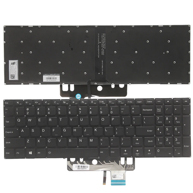 

New US laptop keyboard For Lenovo Flex 4 Flex 4-1570 Flex 4-1580 black with backlight