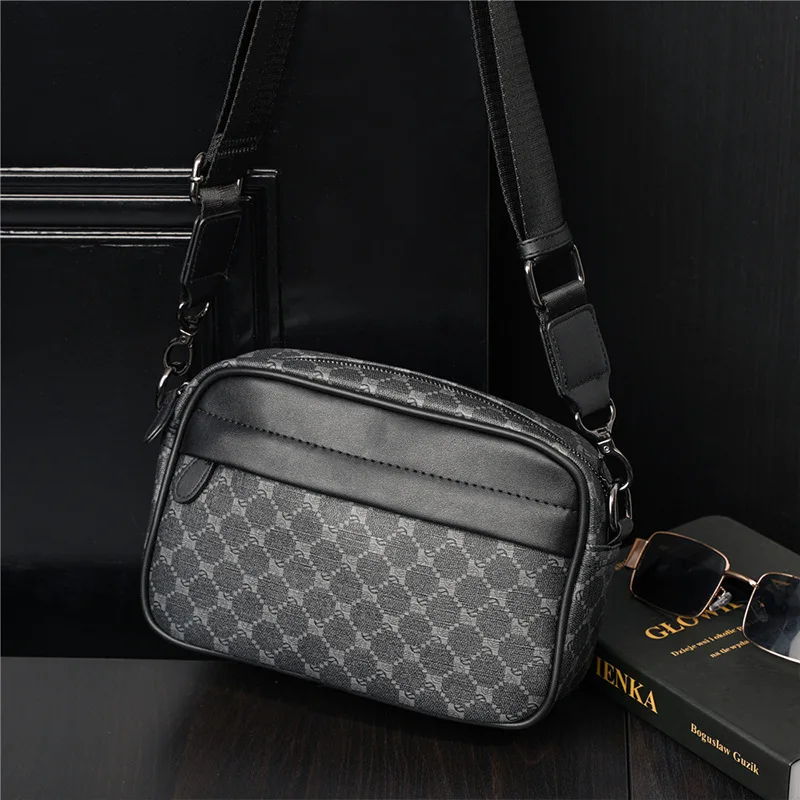 

Business Bag Shoulder Bags Fashion Shoulder Crossbody Crossbody Vintage Handbags Leather Messenger Men Luxury Print Bag Men