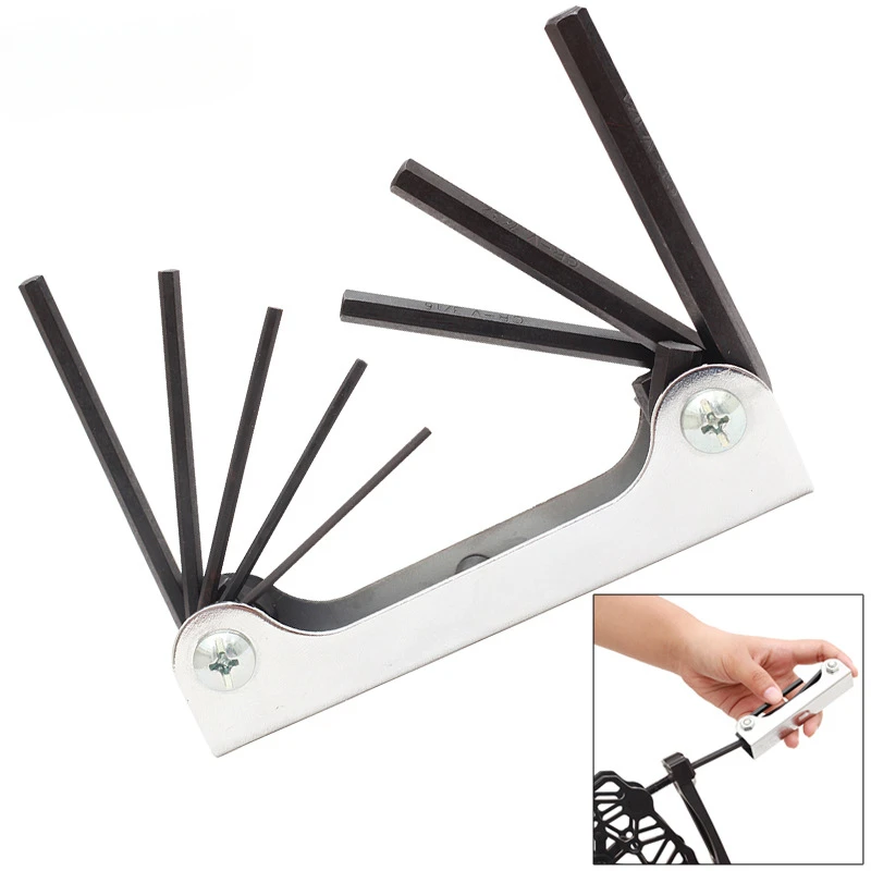

8 In 1 Universal Portable Wrench Set Folding Hex Precision Screwdriver Small Tri Wing Torx Screwdrivers Hand Repair Tool