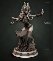 124 75mm 118 100mm resin model kits planet female warrior unpainted no color rw 578