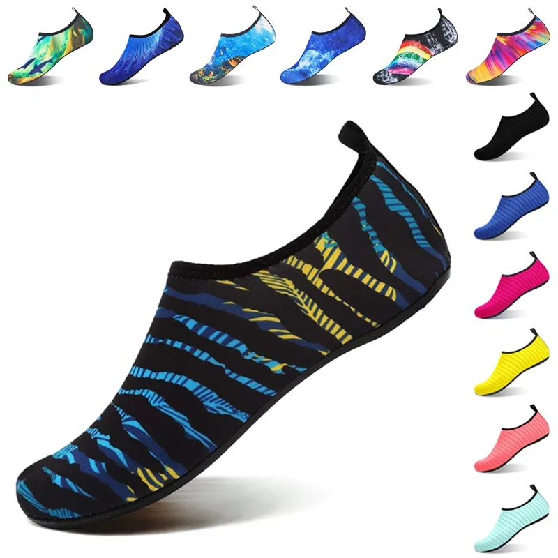 

Water Reed Unisex Quick Dry Upstream Beach Aqua Shoes River Sea Wading Swimming Slip-On Unisex Socks Seaside Sneakers 34-49#