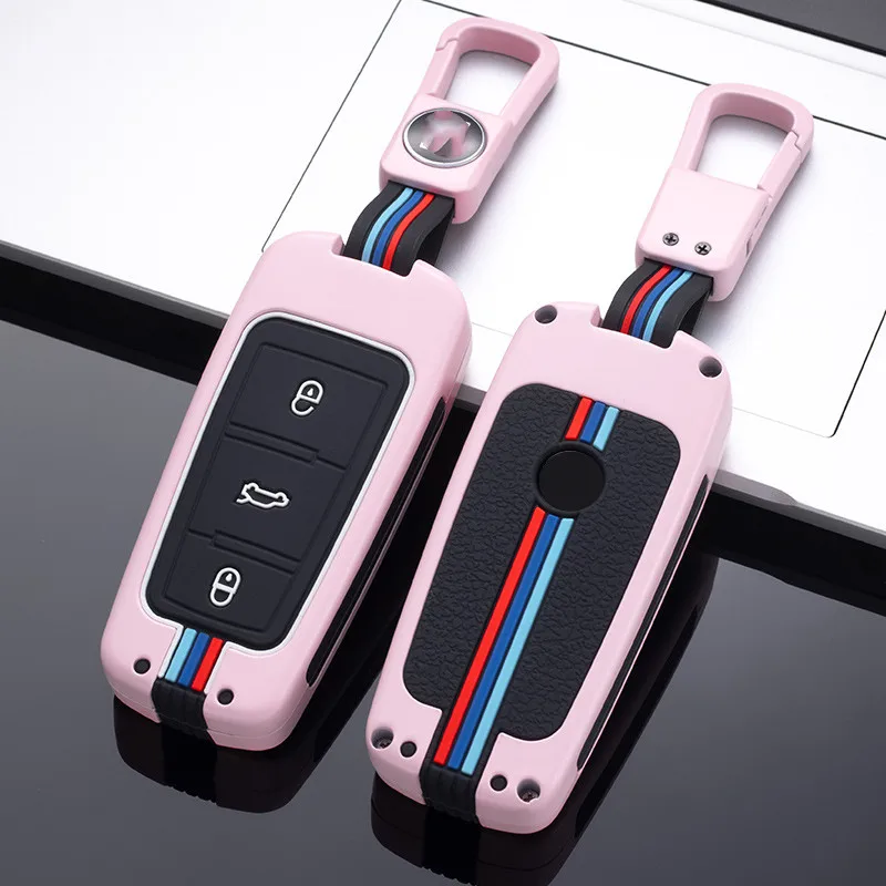 

Car Key Case Cover For Vw Volkswagen CC Passat b8 Magtan b7 Key Shell Skin Bag Car Accessories for Girls