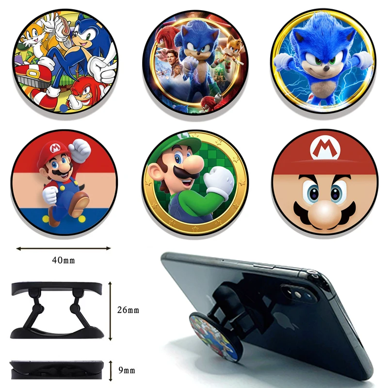 Складная подставка для телефона в стиле Марио Брос