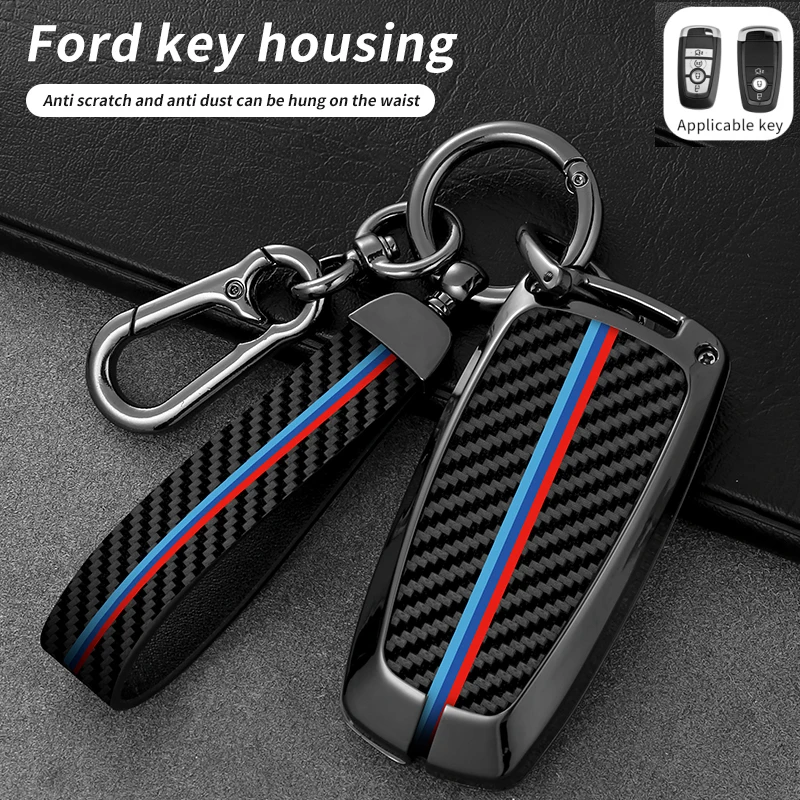 

Zinc Alloy Car Key Cover Case for Ford Fusion Edge Mustang Explorer F150 F250 F350 Ecosport Mondeo MK5 Focus MK4 S-MAX Ranger