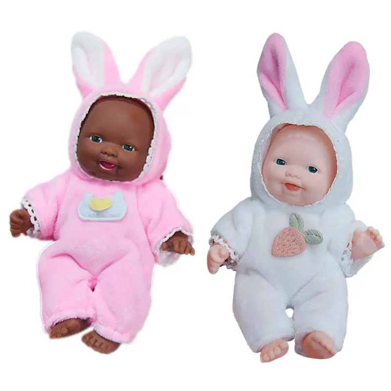 Tiny Reborn Doll Full Body Dolls 6-calowe mini lalki dla dziewczynki Baby Girl Lifelik Malowane realistyczne śpiące całe ciało