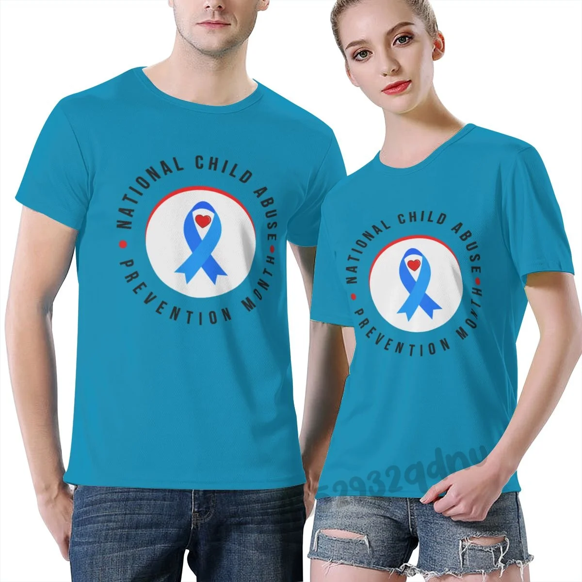 

April Is National Child Abuse Preventon Month Mens T Shirt Size S - 6XL Spider Baby Blue 2022 Fashion t shirt Cotton Tee Shirt