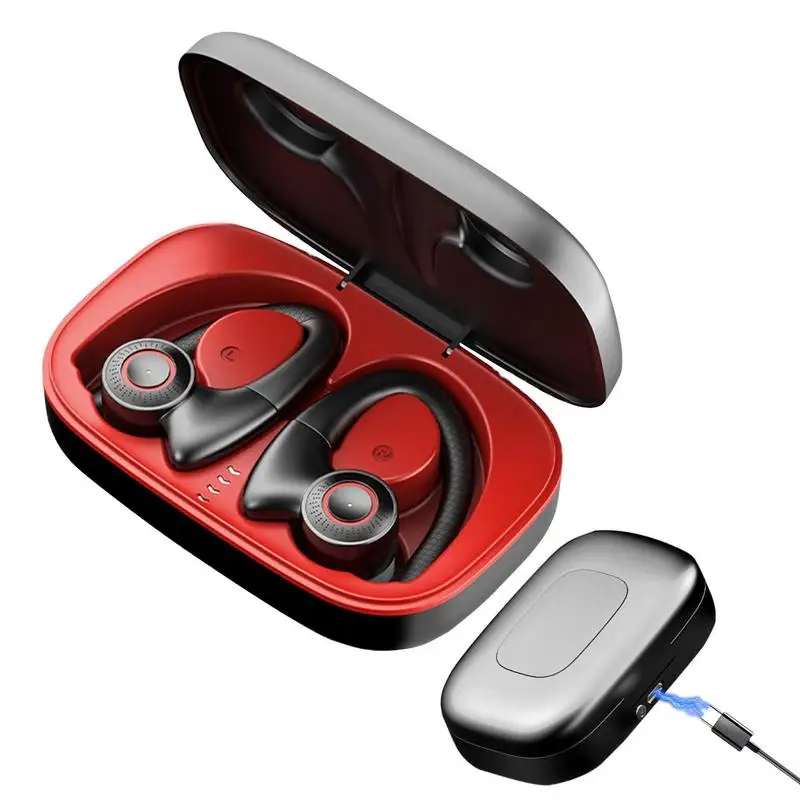 

Беспроводные наушники-вкладыши с крючками Беспроводные наушники с беспроводной зарядкой чехол Беспроводные наушники с защитой от пота водонепроницаемые Накладные наушники