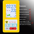 Счетчик Гейгера, персональный дозиметр для измерения уровня Beta, Gamma радиации с ЖК-дисплеем