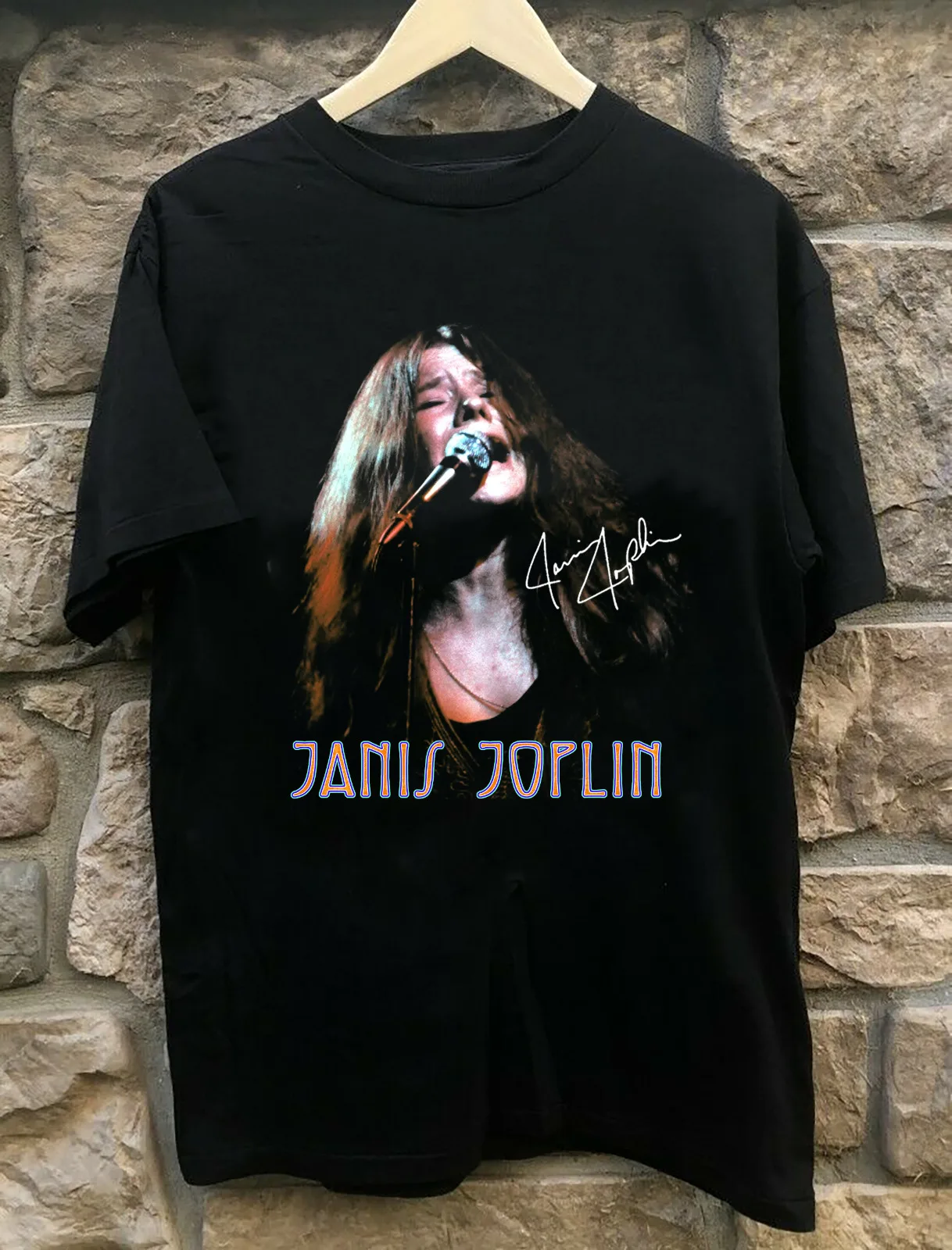 Новая популярная футболка Janis Joplin Singer в подарок для фаната черная унисекс всех