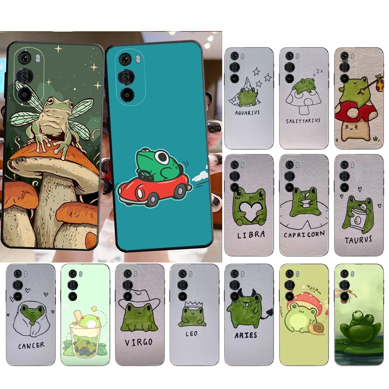 

Phone Case for Moto E22i E22 E32 E40 E20 E7Power E7 E6 Plus Edge X30 20 Lite 20Pro 30 Neo Ultra Fusion Frog creature Case