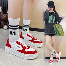 Spring Trend Casual Sport Shoes For Women Women Sneakers Fashion Woman's Shoes  New Comfort White Vulcanized Platform Shoes