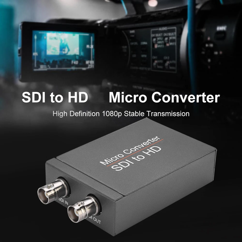 

DC 5V 1080P HDMI-compatible to 2CH SDI converter HDMI-compatible to Sdi 3G-SDI/HD-SDI broadcast HD Adapter for Camera Television