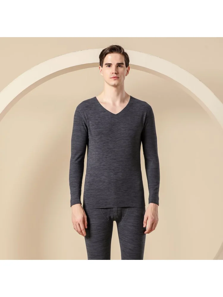 Thermal Underwear Men's Seamless Thickened Long Johns Top & Bottom Women's Suit Underwear Fleece-Lined Suit