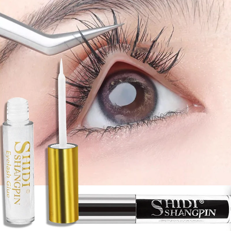 

Eyelash Glue Waterproof Quick Dry Adhesive False Lash Glue Clear Black Makeup Fake Eyelashes Extension Glues Cosmetic for Women