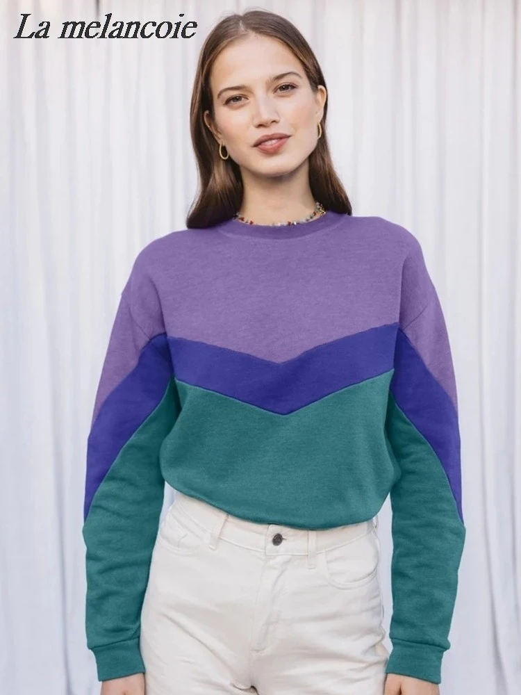 Свитшот женский весенне-осенний из органического хлопка с надписью