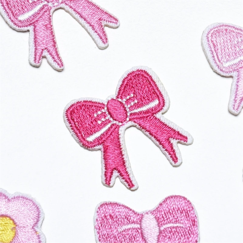 Y166 18 шт. декоративные нашивки для сумок милые аппликации с бантом элегантные