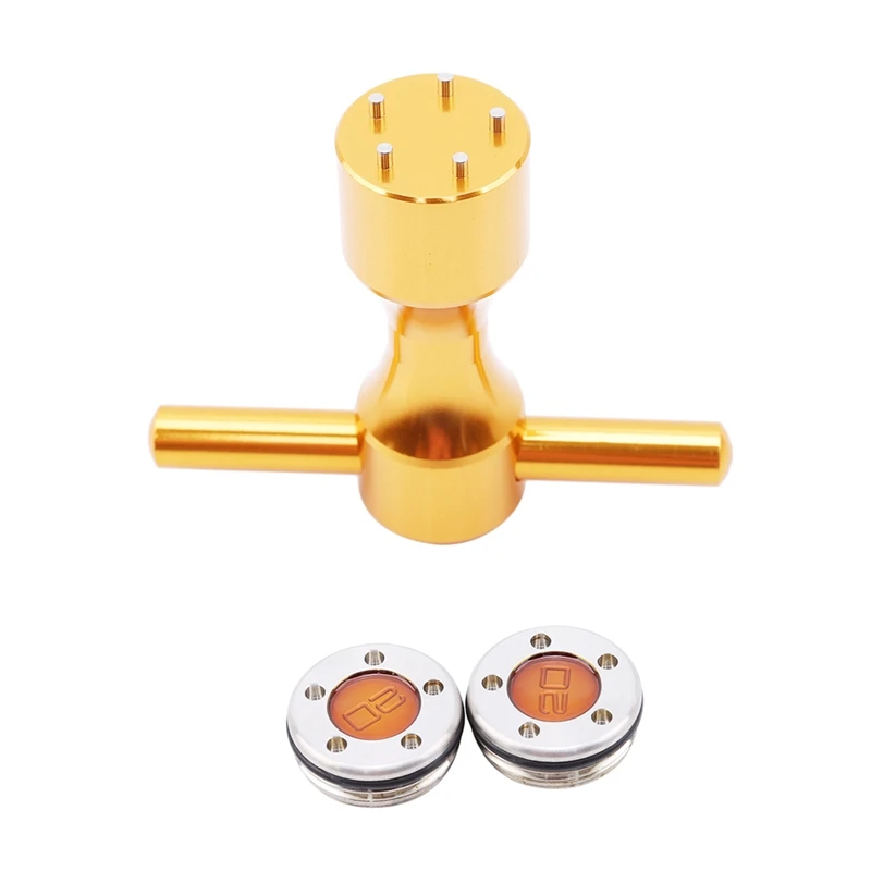 

Professional portable hot golf accessories new putter screw wrench set red wrench golf putter