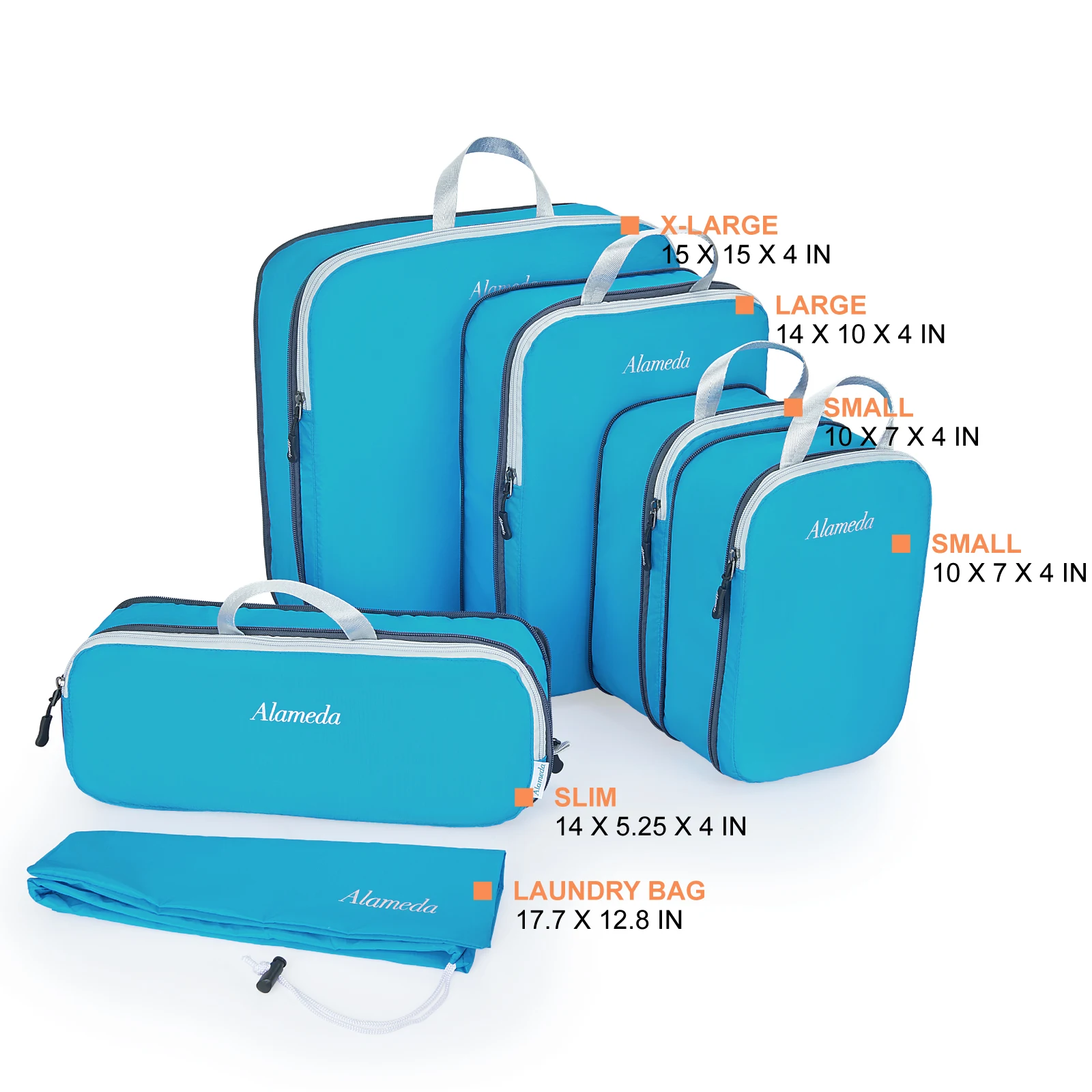 Рисунок 4 - Компрессионная упаковка Набор кубиков 6 шт. для багажа