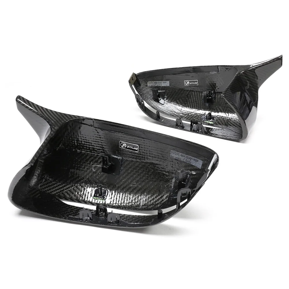 Фото M5 взгляд на 2016-23 BMW G20 G22 G30 G32 G11 G12 G15 2 3 4 5 6 7 8 серии Сухое углеродное волокно Замена зеркала заднего вида №3