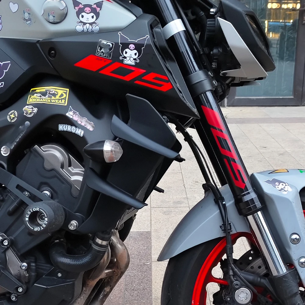 Фото Для YAMAHA MT-09/SP боковое крыло боковой спойлер передние спицы MT09 2017 2018 2019 2020 передний спойлер нижний спойлер фланг №4
