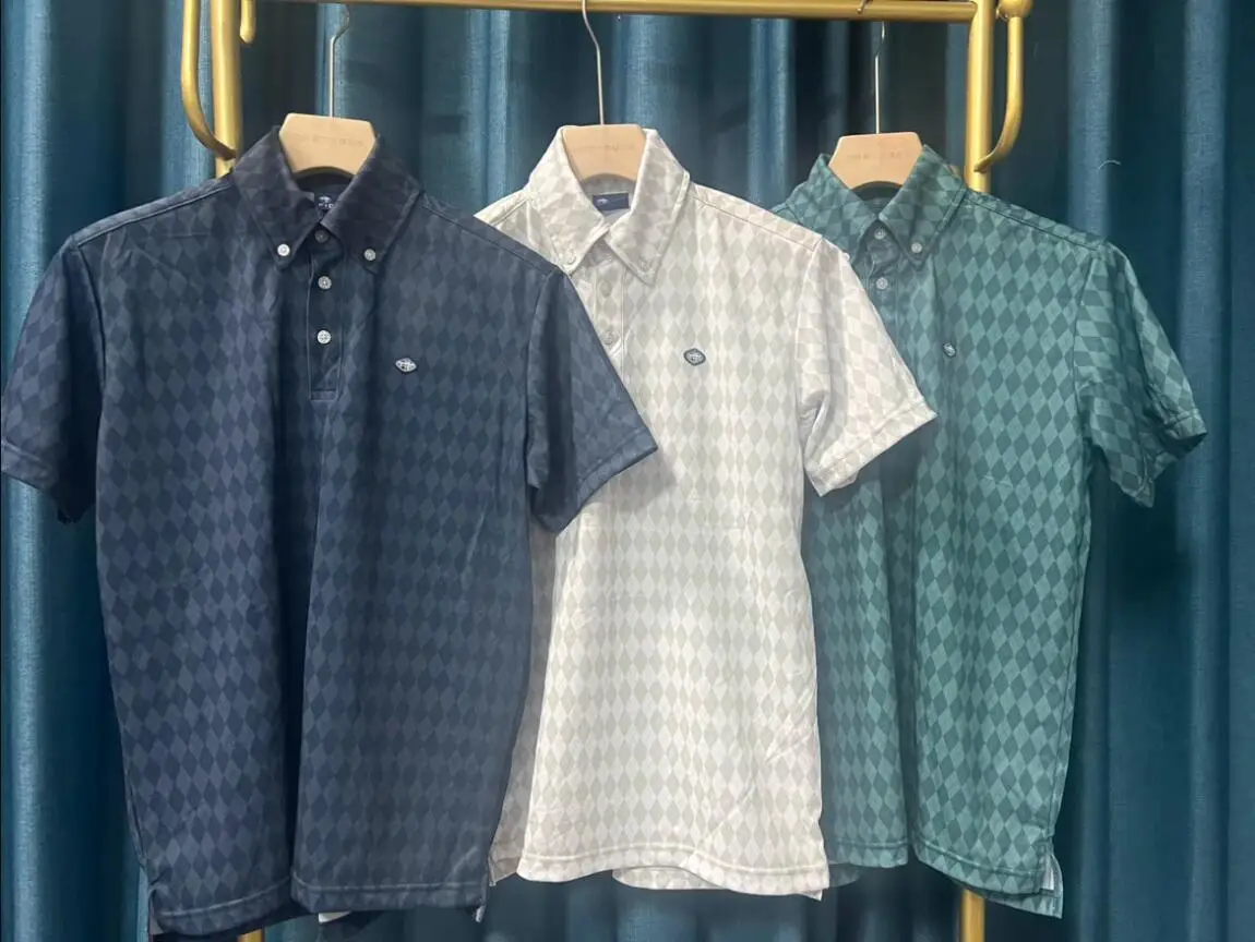 

Мужская Летняя быстросохнущая рубашка-поло с коротким рукавом