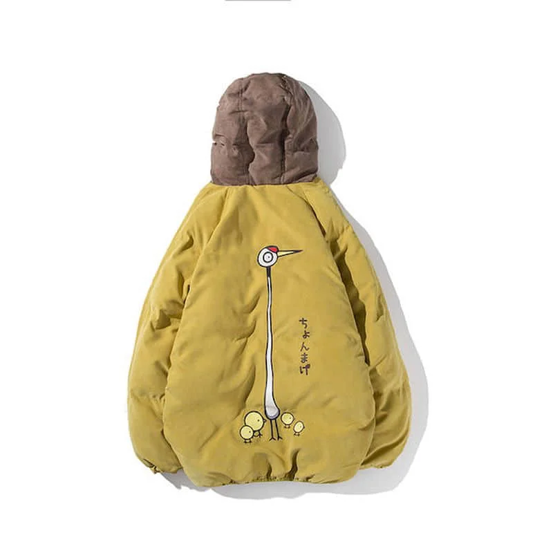 Women Short Loose Korean Cotton-padded Coats 2021 Winter Lovers Plus Velvet Clothes Harajuku Bread Jacket Female Kawaii Overcoat