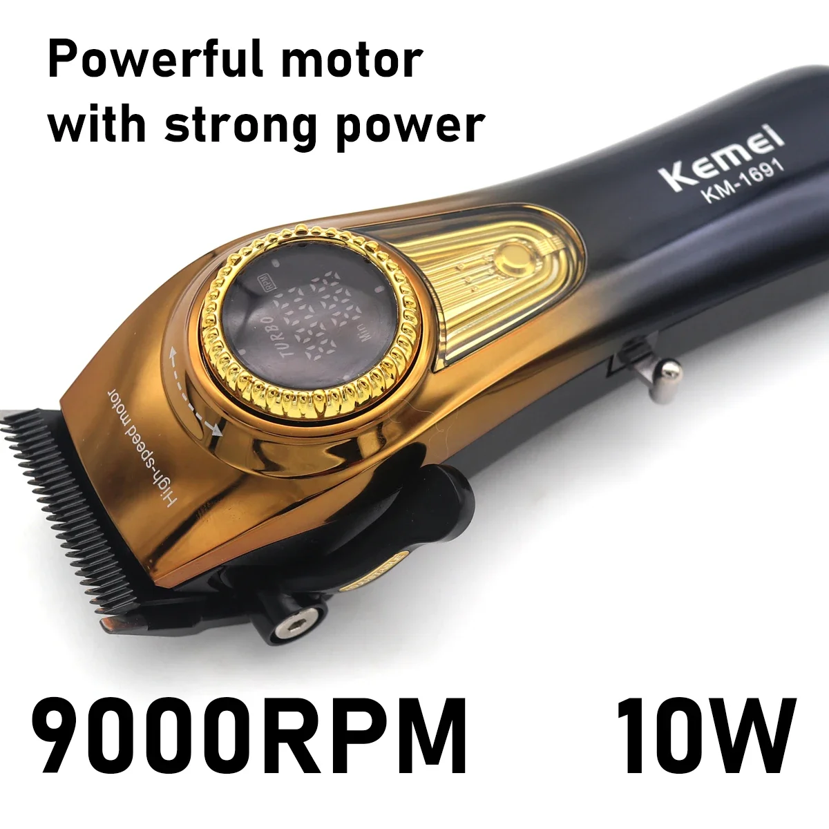 Фото Kemei 1691 1677 T228 комплект перезаряжаемые парикмахерские машинки для стрижки волос электрический беспроводной триммер для волос профессиональная мужская машина для стрижки волос №3