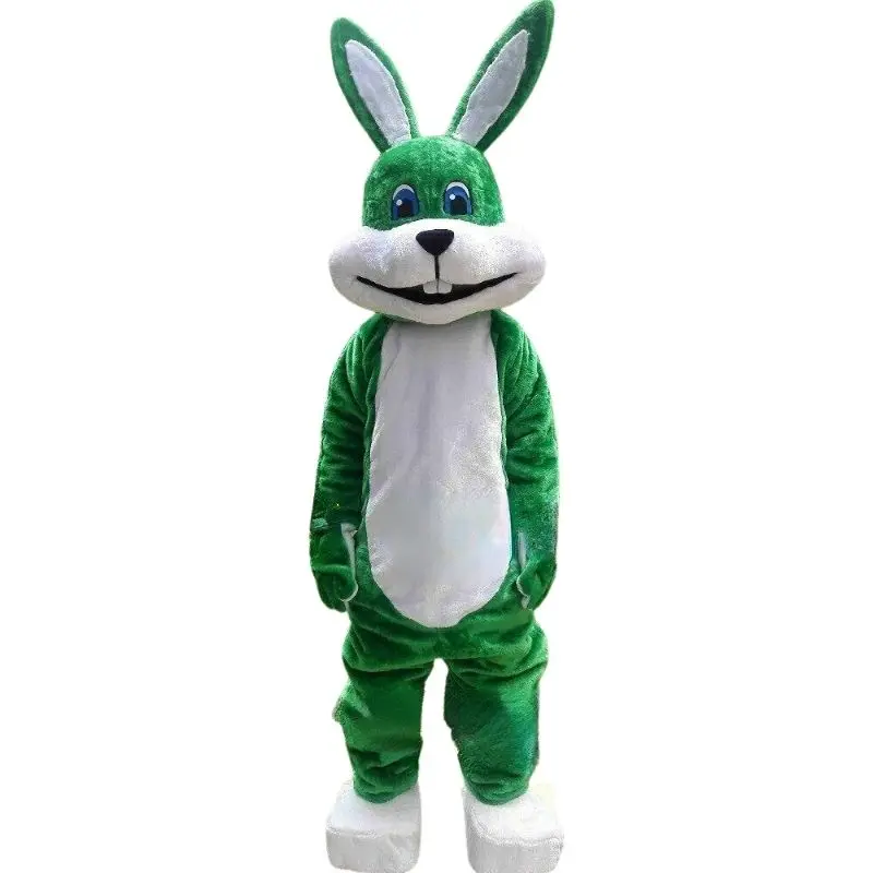 

Green Rabbit Mascot Costume Suit Cosplay Party Game Dress Outfit Halloween New