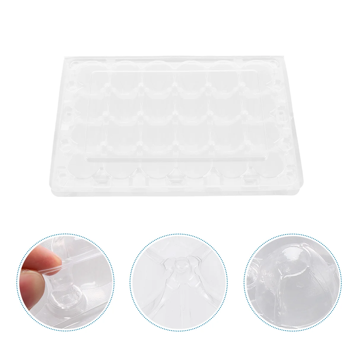 

12 Pcs Quail Egg Carrier Plastic Plastic Organizer Boxs Plastic Para Guardar Quail Eggs Holder Egg Flat Carton