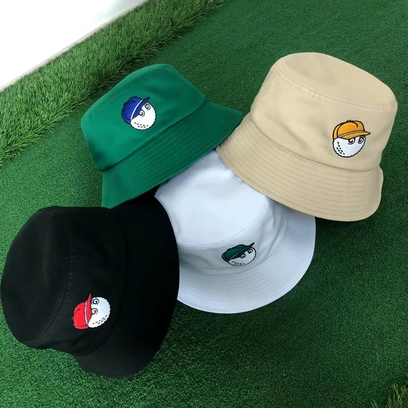 

Malbon New Golf Hat Outdoor Women Men Breathable Shade Bucket Hat Simple Sports Cap Same 골프모자 Unsiex Golf Wear