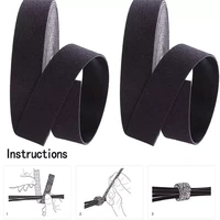 5meterroll reusable fastening tape cable ties 1520mm hook and loop double side hook roll hooks strap wires organizer straps