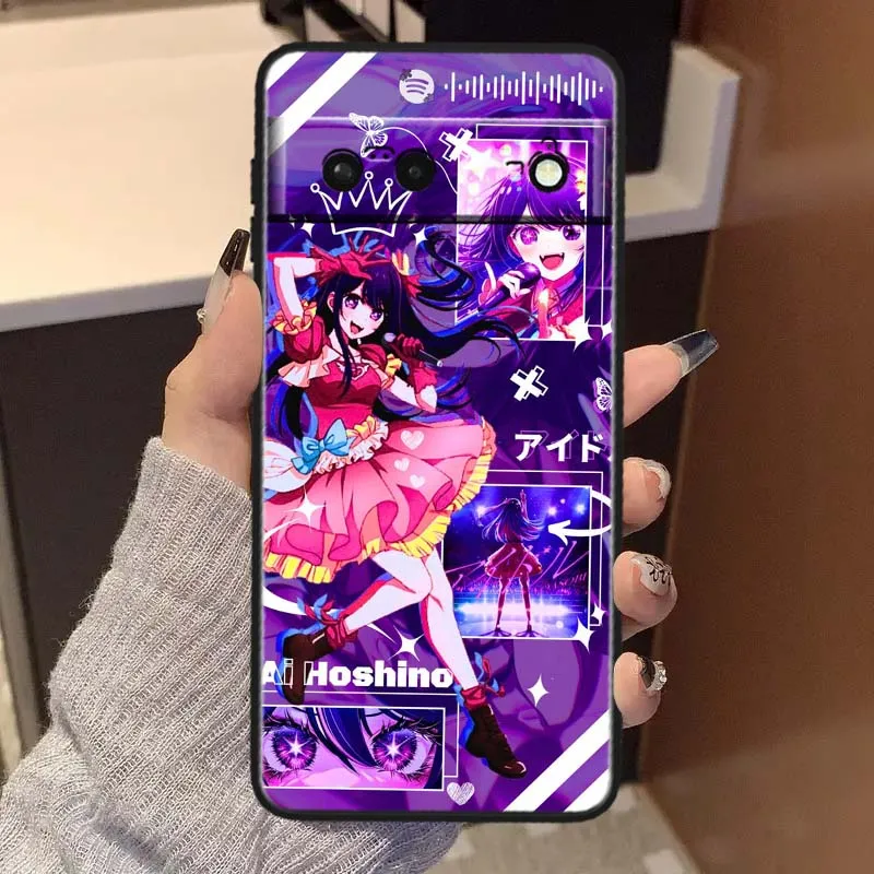 Чехол для телефона Ai Hoshino Anime для Google Pixel 10, 10A, 9, 8, 7, 9a, 8A, 7a, XL, Nothing CMF Phone 1, 2, 3, 2a, 3a Pro (art.: 3920dae8e4de4) - 3920dae8e4de4