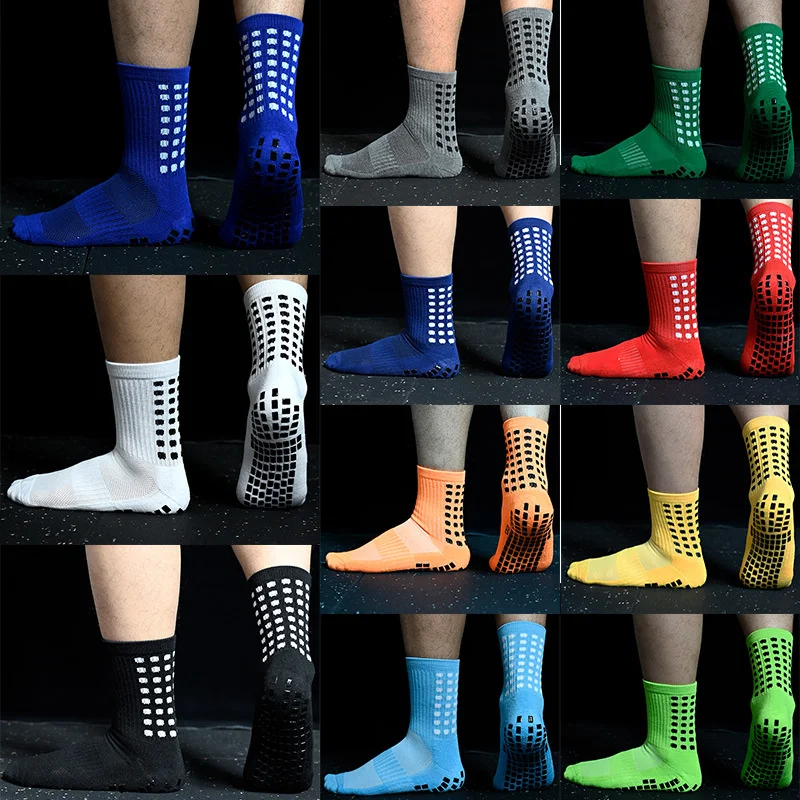 

Новые спортивные противоскользящие футбольные носки, хлопковые мужские носки для футбола