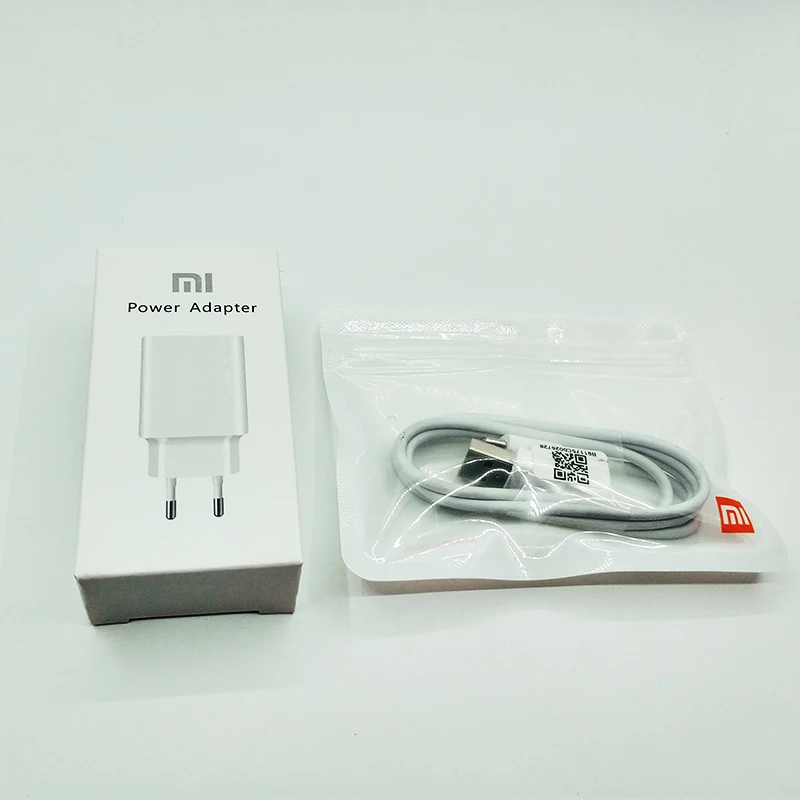 Зарядное устройство Xiaomi с USB-портом 5 В/2 А кабель Micro USB Type-C для Mi 8 9 SE lite A1 6 A2 Mix 2 2s Redmi