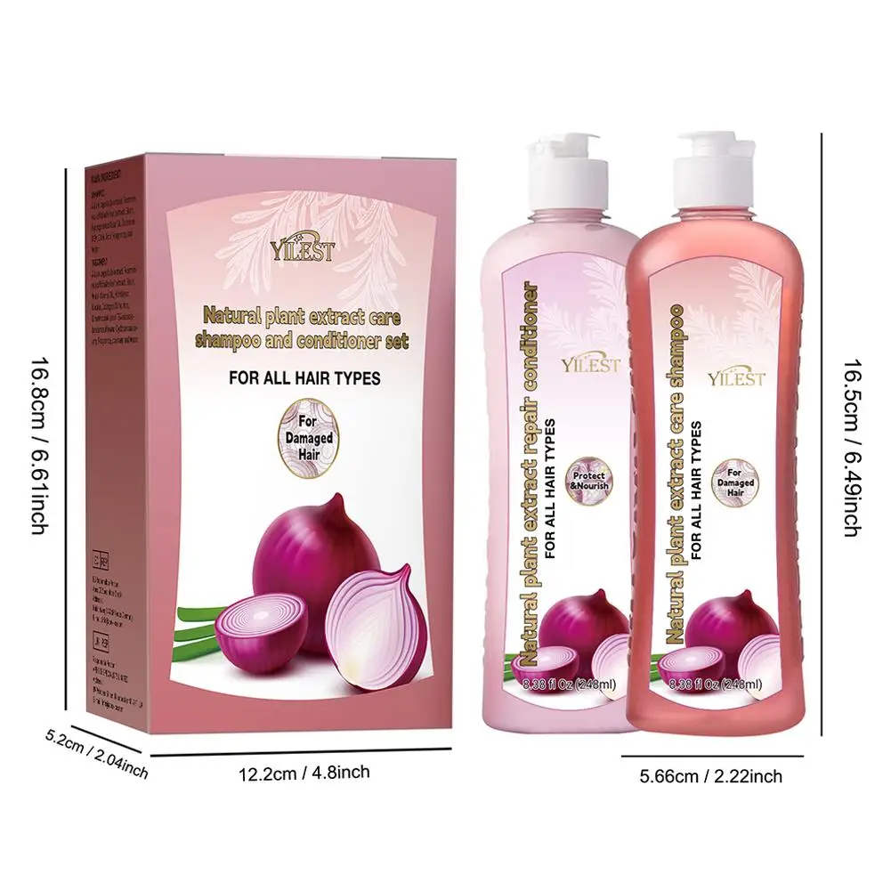 Натуральный шампунь для всех типов волос 2 шт. кондиционер ухода за волосами