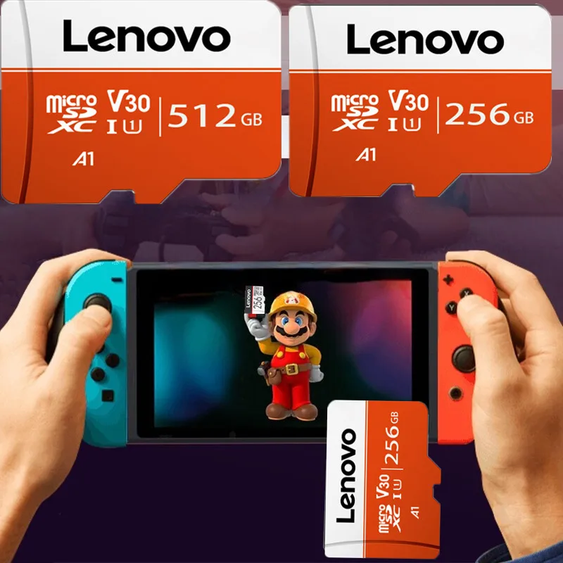Мини-карта памяти Lenovo 16 ГБ 32 64 128 256 512 ТБ карта TF для сотовых телефонов камер MP3/MP4