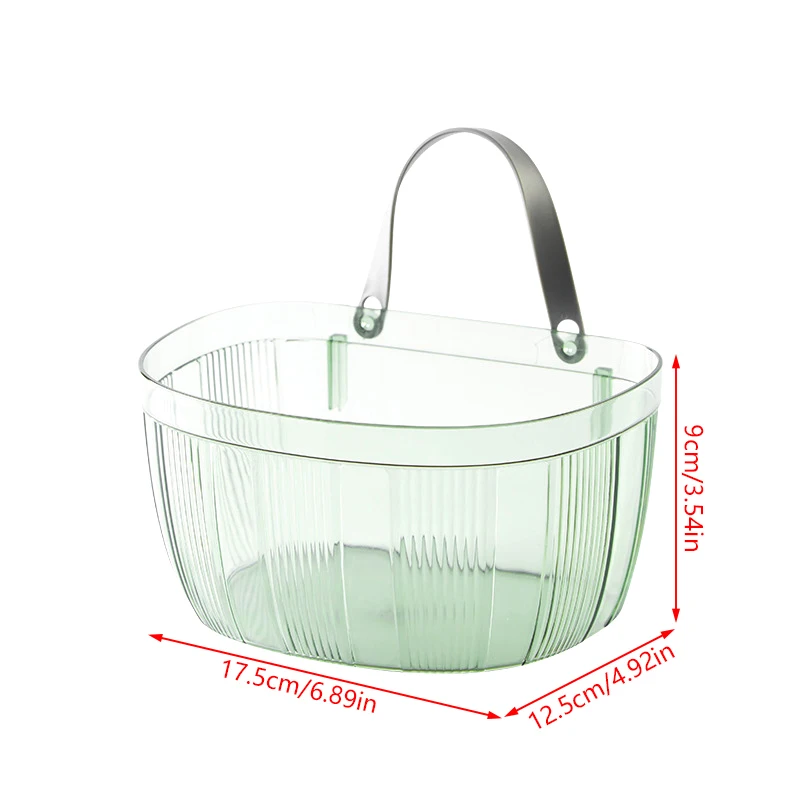 Кухонная корзина для хранения большой емкости прочная несущая с ручкой