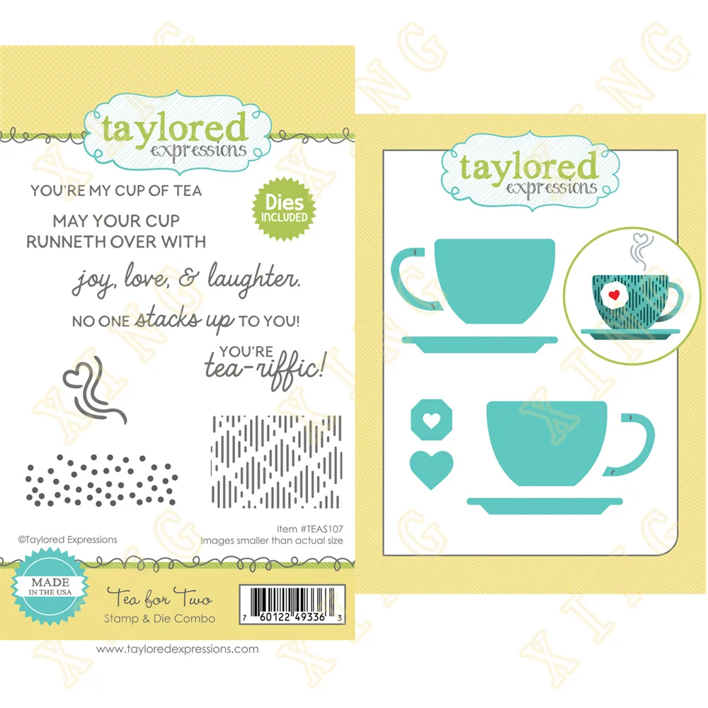 Чай для двух штампов и комбинированное поступление новые металлические штампы