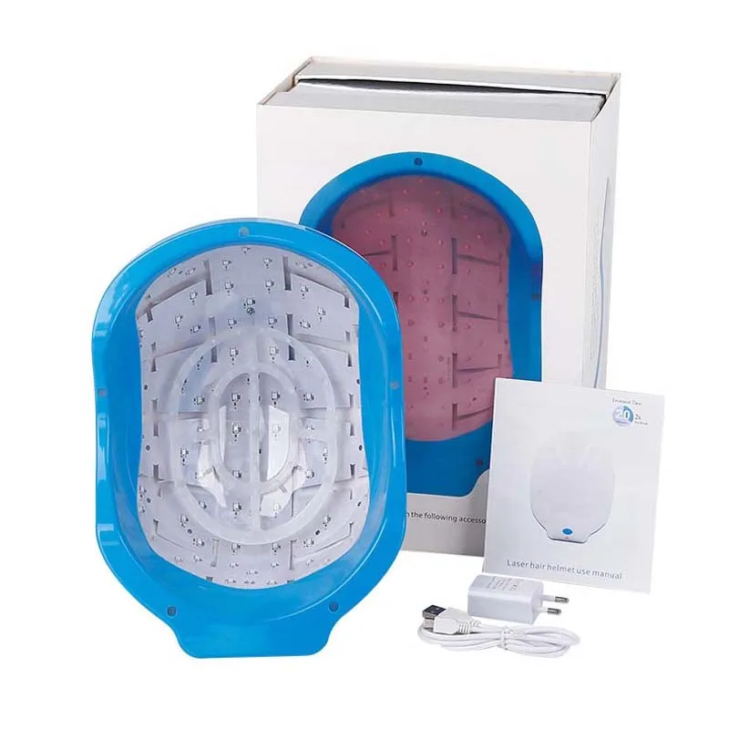 Стимуляция роста волос лазерный шлем фотолампа инфракрасная шапочка для против