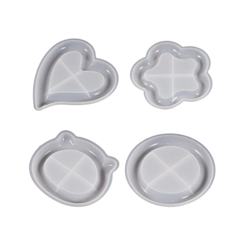 

Crystal Epoxy Mold Love Storage Tray Mold Fruit Storage Plate Decoration Mold