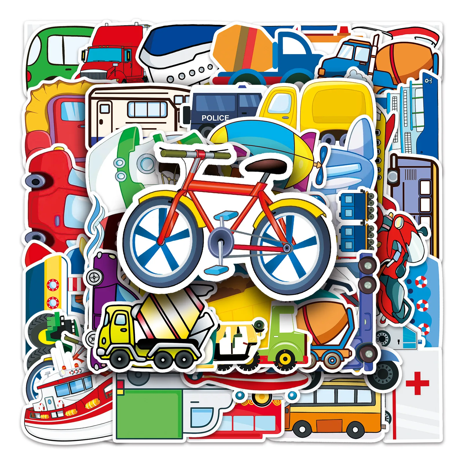 

10/30/50 шт., водонепроницаемые наклейки для скейтборда, гитары