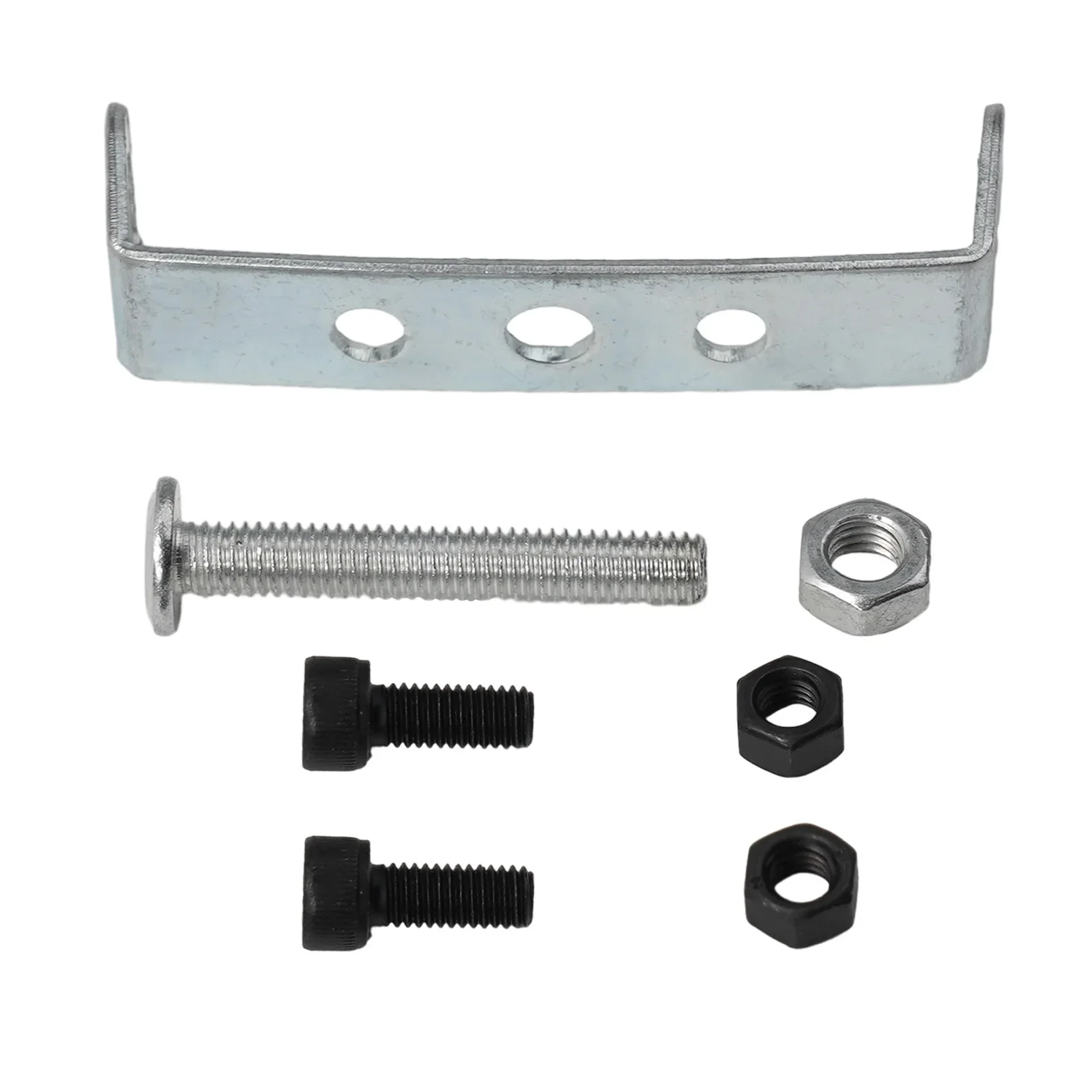 Кронштейн для крепления на заднюю панель велосипеда серебристый 70x15x16 мм