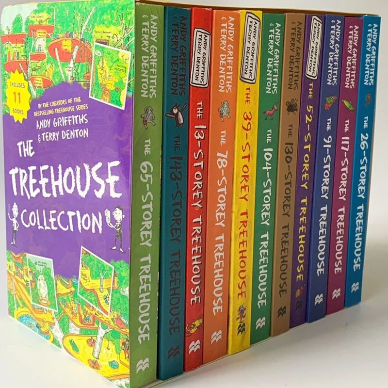 English children's story picture book English book set of 11 The Storey Treehouse Little Fart Child Treehouse Adventures Boxed