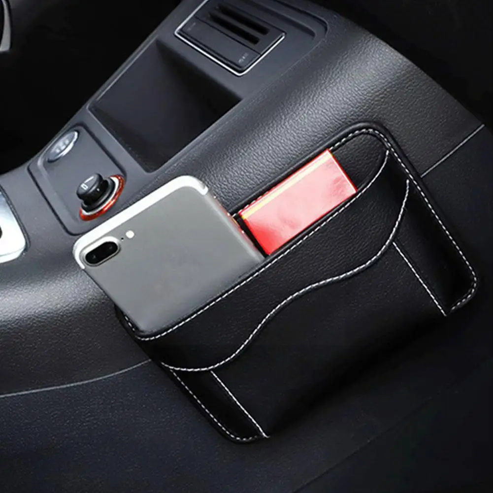 

Multifunction Car Organizers Pocket Bags Car Storage Box Collecting Bag For Cards Phone Key Sticky Pouch Interior Accessori Q9Y5