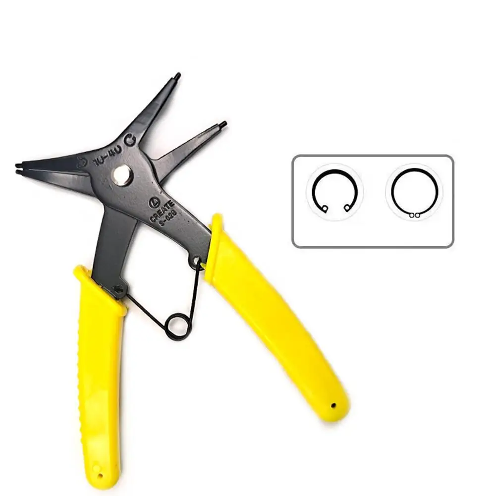 

Dual purpose internal And External Circlip Pliers 2-in-1 Snap Ring Pliers Retaining Ring Pliers Multifunction Repair Hand Tools